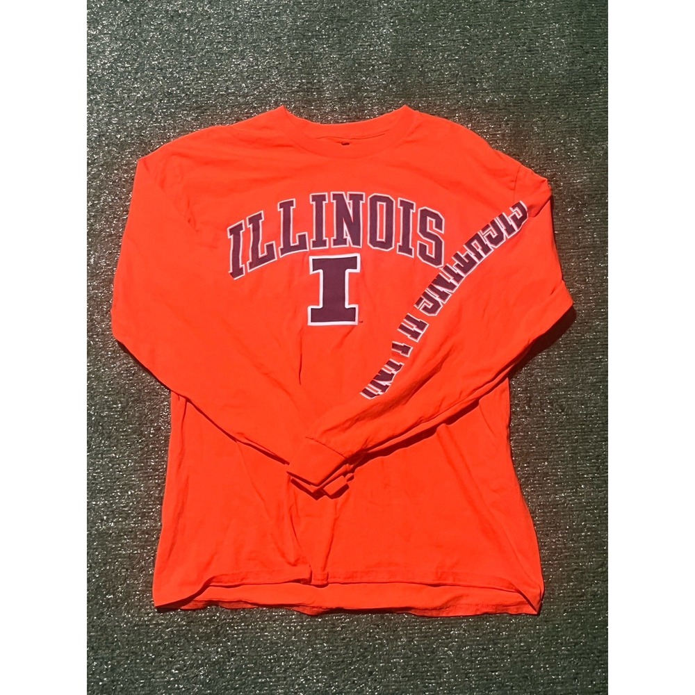 Vintage Illinois Fighting Illini Long Sleeve Shirt